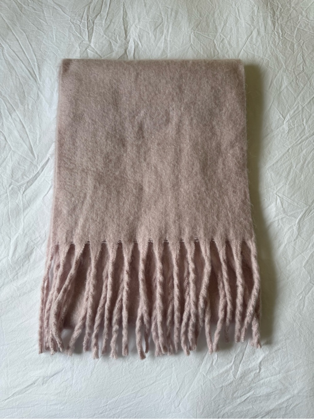 Chunky Blush Pink Scarf